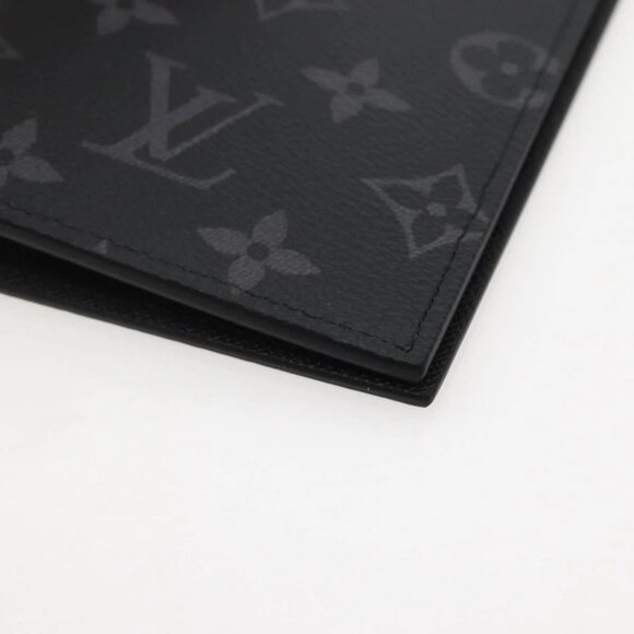 LOUIS VUITTON Eclipse Couverture Passpole NM Passport Case M64501 Auth 142351M - Picture 8 of 16